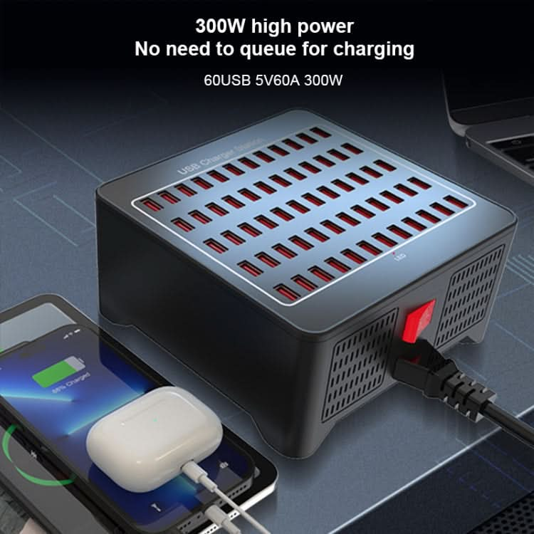 YFY-A78 300W 60 Ports USB Smart Charging Station