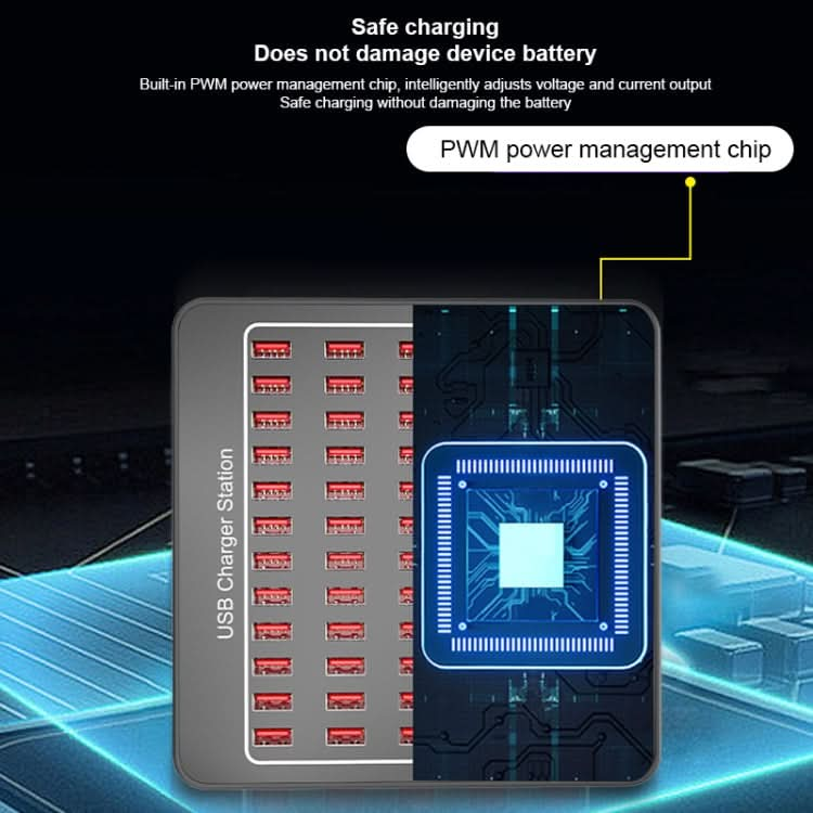 YFY-A78 300W 60 Ports USB Smart Charging Station