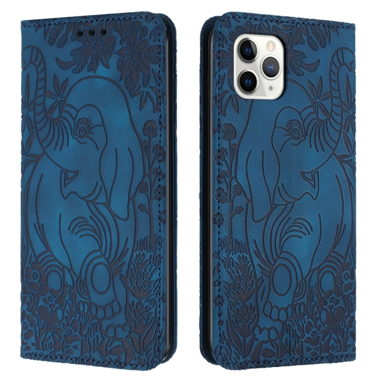 Retro Elephant Embossed Leather Phone Case, Series 2