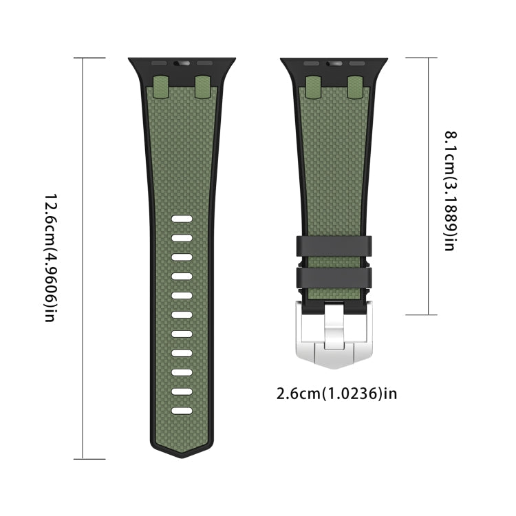 Oak Silicone Watch Band, Series 2