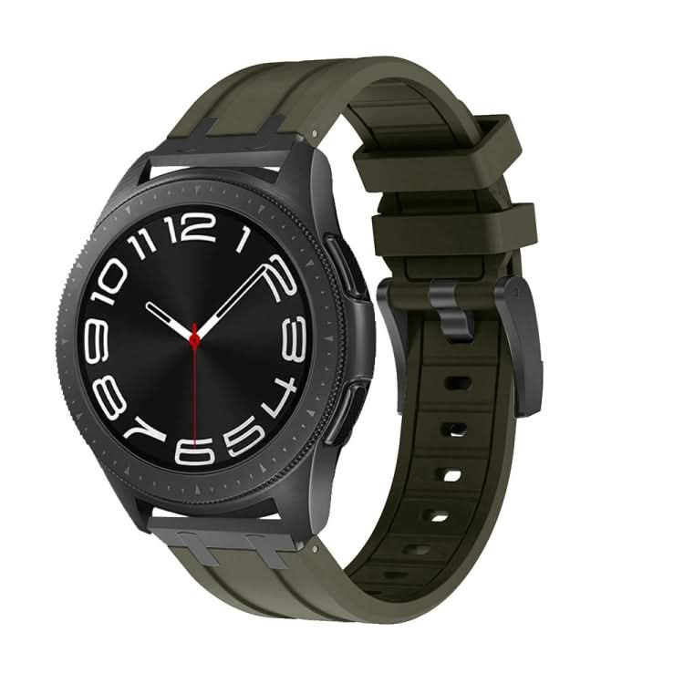 Flat Head Silicone Watch Band