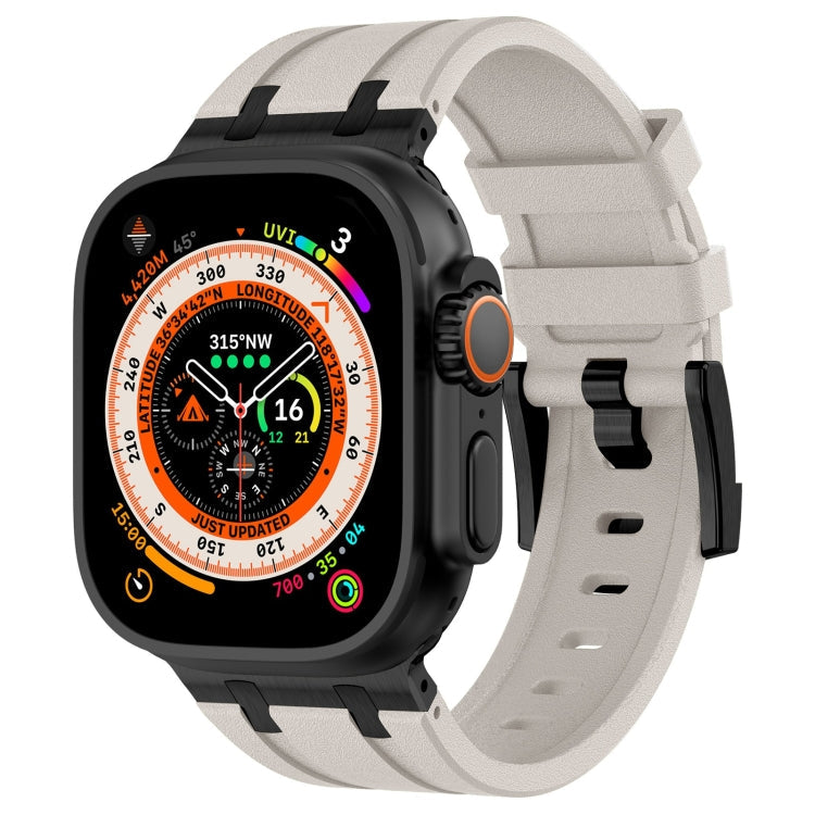 Stone Grain Liquid Silicone Watch Band, Series 3