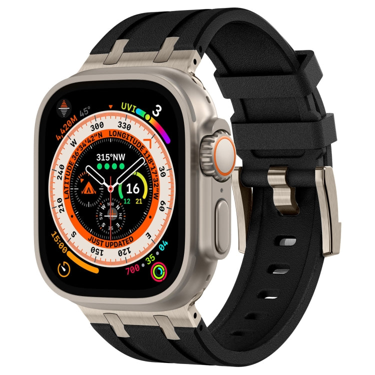 Stone Grain Liquid Silicone Watch Band, Series 3