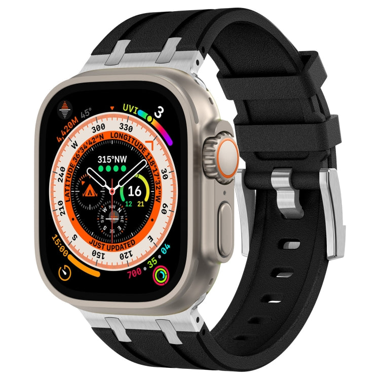 Stone Grain Liquid Silicone Watch Band, Series 3