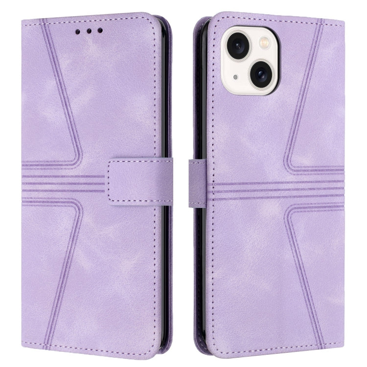 Triangle Solid Color Leather Phone Case, Series 1