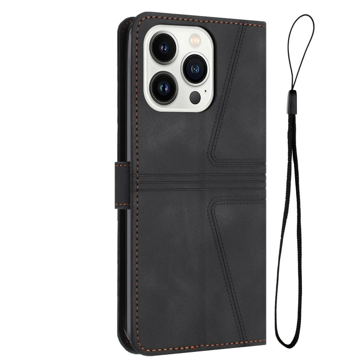 Triangle Solid Color Leather Phone Case, Series 3