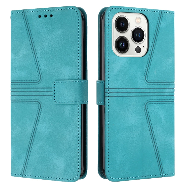 Triangle Solid Color Leather Phone Case, Series 3