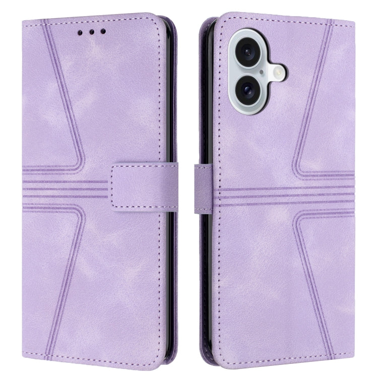 Triangle Solid Color Leather Phone Case, Series 1