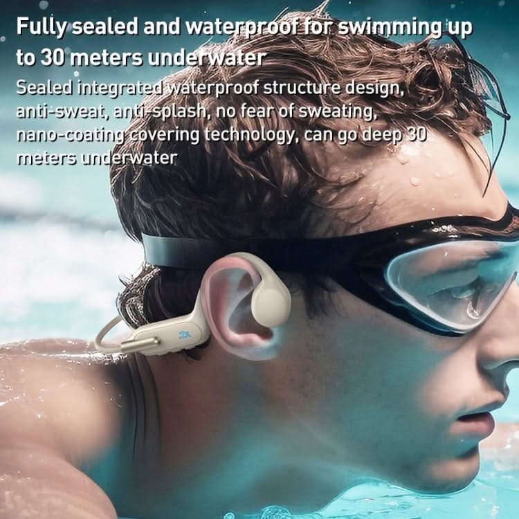 ZGA SP06 Waterproof Bone Conduction Bluetooth Sports Earphone