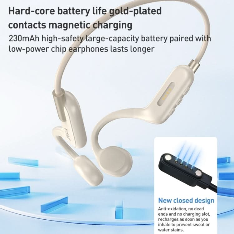 ZGA SP06 Waterproof Bone Conduction Bluetooth Sports Earphone