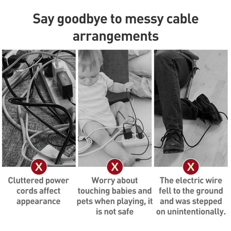 Wire Organizer Storage Box Power Strip Socket Junction Box My Store