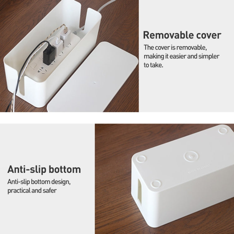 Wire Organizer Storage Box Power Strip Socket Junction Box