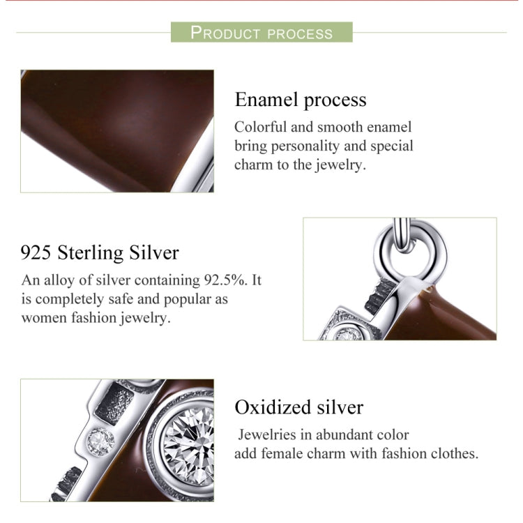 S925 Sterling Silver Retro Camera Pendant DIY Bracelet Necklace Accessories My Store