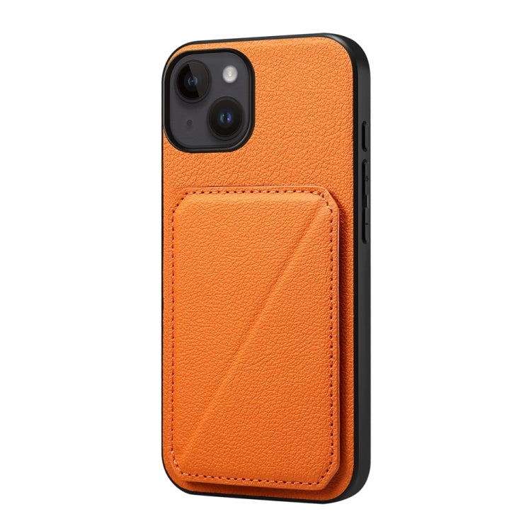 D04 Calf Texture Dual Card Slot Holder Phone Case, Series 2