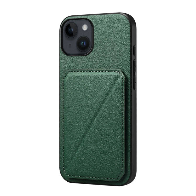 D04 Calf Texture Dual Card Slot Holder Phone Case, Series 2