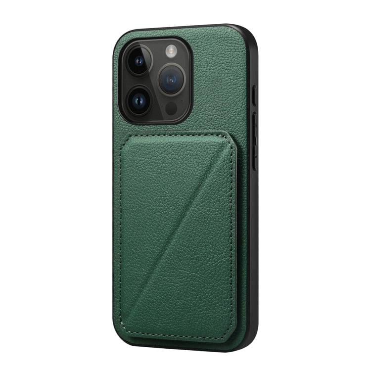 D04 Calf Texture Dual Card Slot Holder Phone Case, Series 3