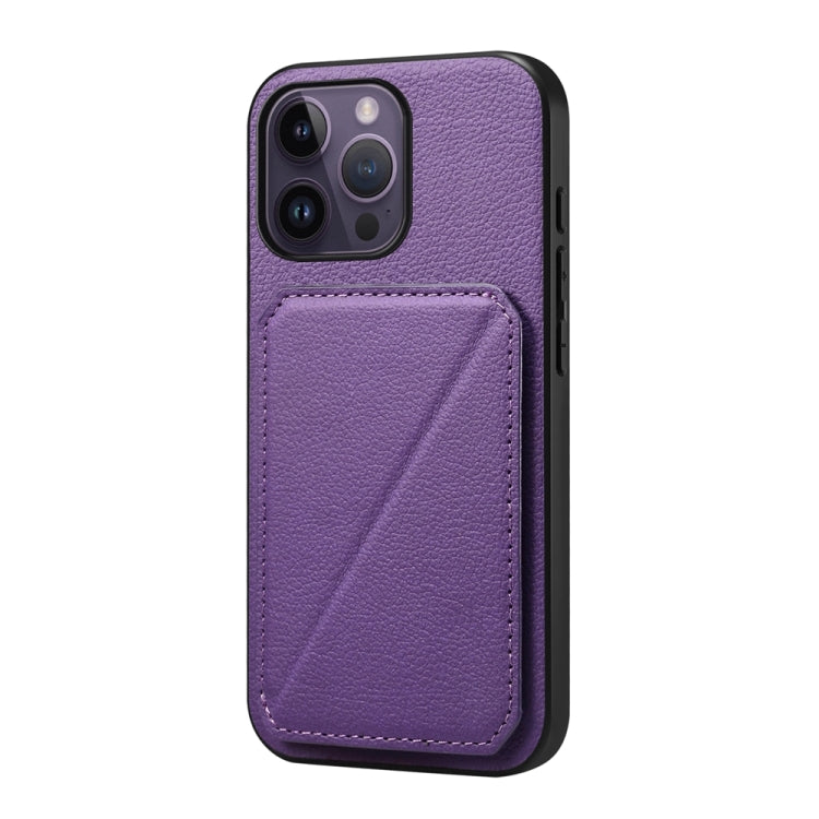 D04 Calf Texture Dual Card Slot Holder Phone Case, Series 2