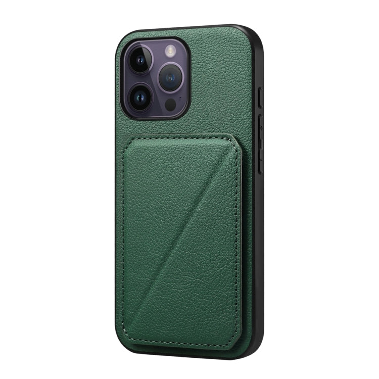 D04 Calf Texture Dual Card Slot Holder Phone Case, Series 2