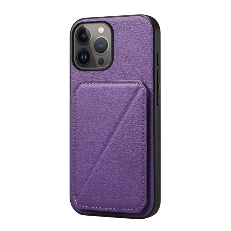 D04 Calf Texture Dual Card Slot Holder Phone Case, Series 2