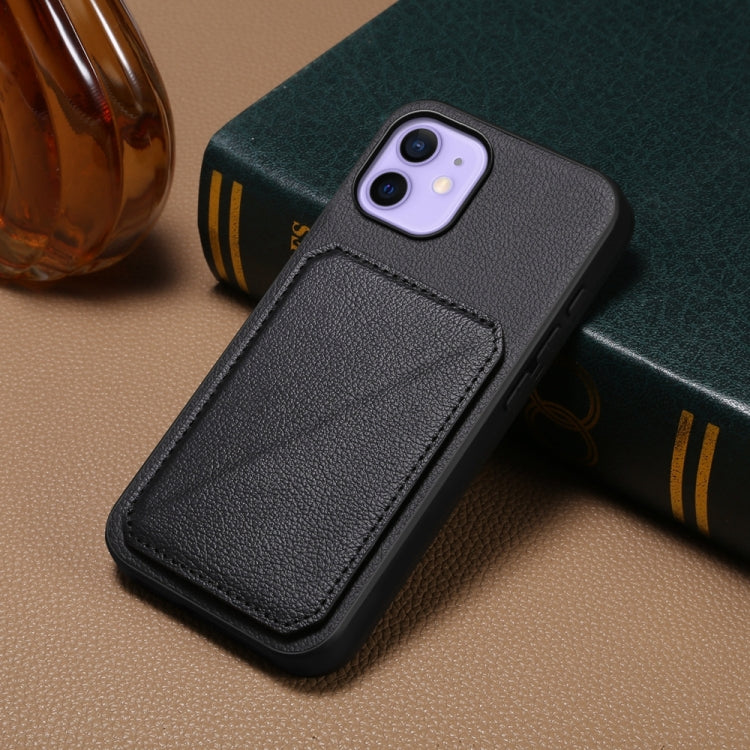 D04 Calf Texture Dual Card Slot Holder Phone Case, Series 1