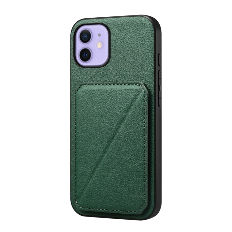 D04 Calf Texture Dual Card Slot Holder Phone Case, Series 1