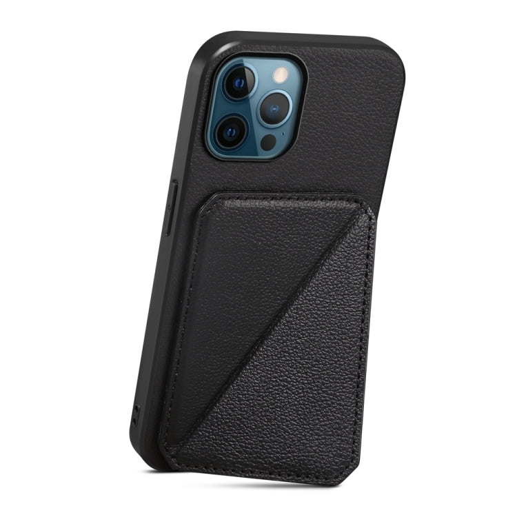 D04 Calf Texture Dual Card Slot Holder Phone Case, Series 3