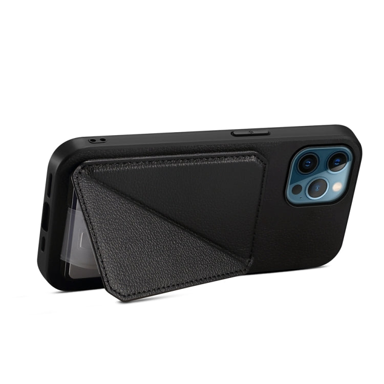 D04 Calf Texture Dual Card Slot Holder Phone Case, Series 3