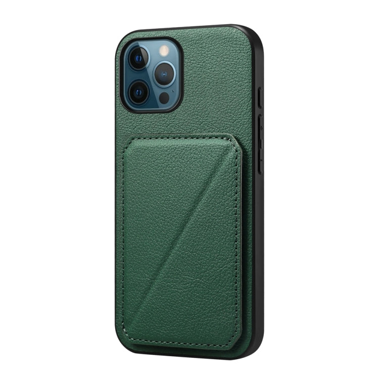 D04 Calf Texture Dual Card Slot Holder Phone Case, Series 3