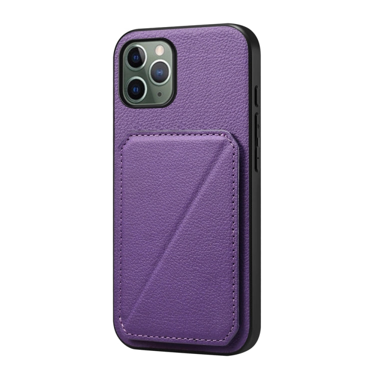 D04 Calf Texture Dual Card Slot Holder Phone Case, Series 3