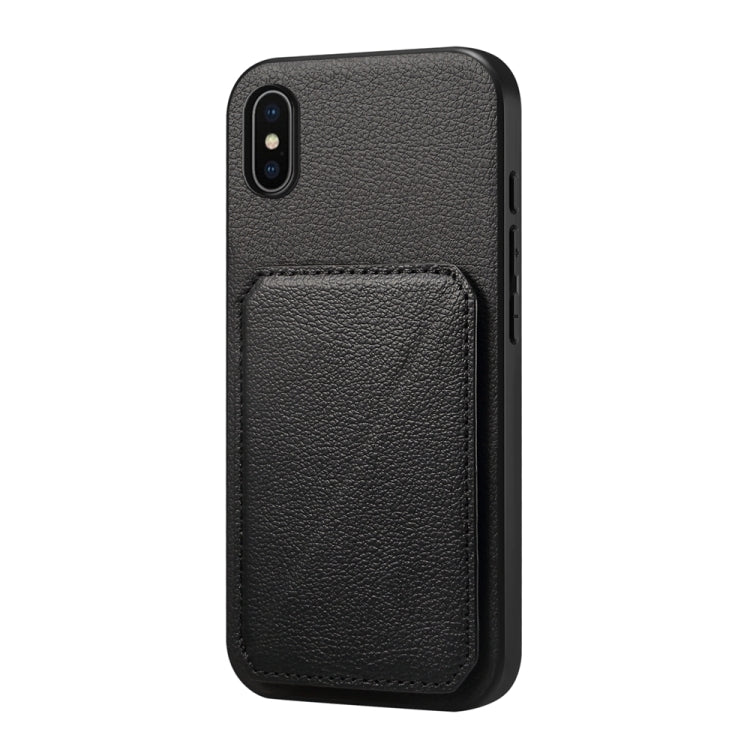 D04 Calf Texture Dual Card Slot Holder Phone Case, Series 2