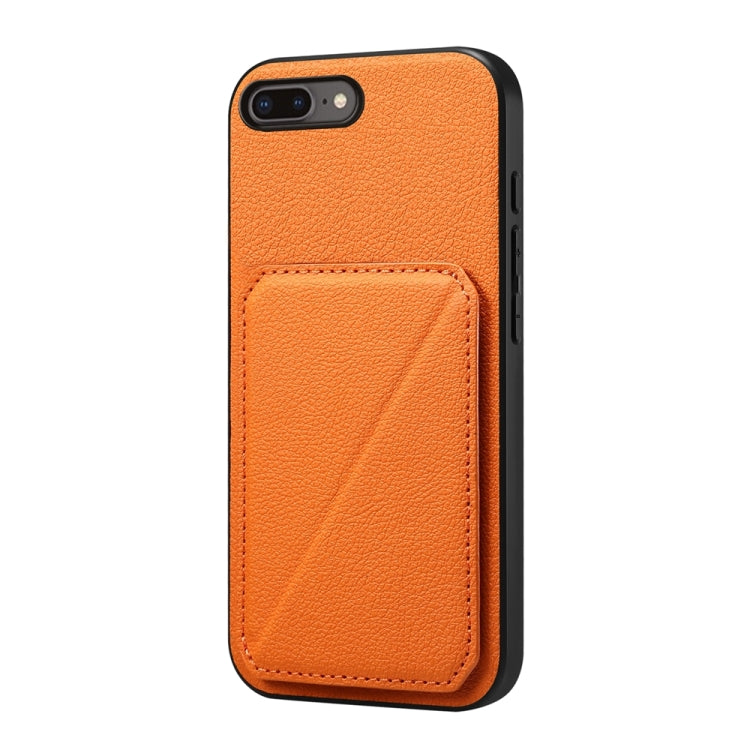 D04 Calf Texture Dual Card Slot Holder Phone Case, Series 4