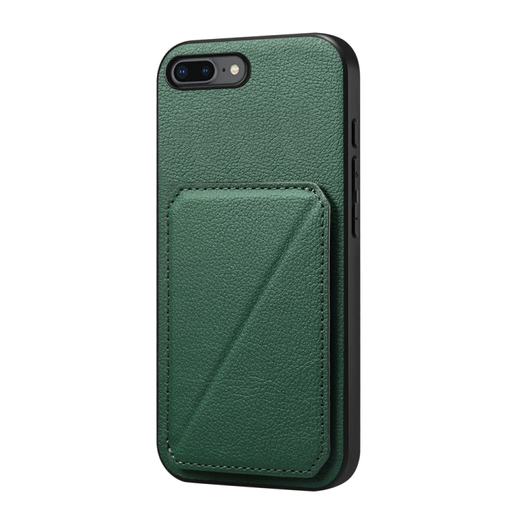 D04 Calf Texture Dual Card Slot Holder Phone Case, Series 4