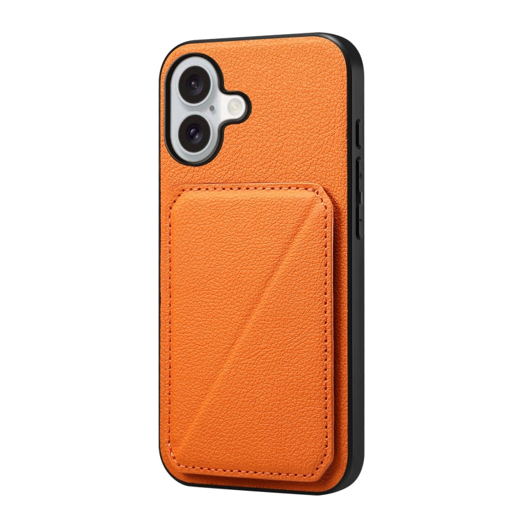 D04 Calf Texture Dual Card Slot Holder Phone Case, Series 3