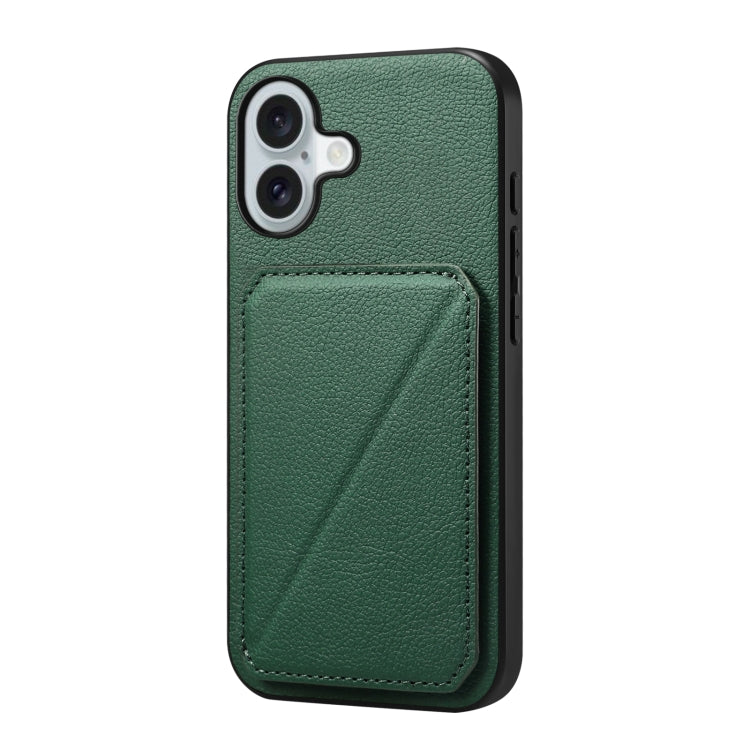 D04 Calf Texture Dual Card Slot Holder Phone Case, Series 3