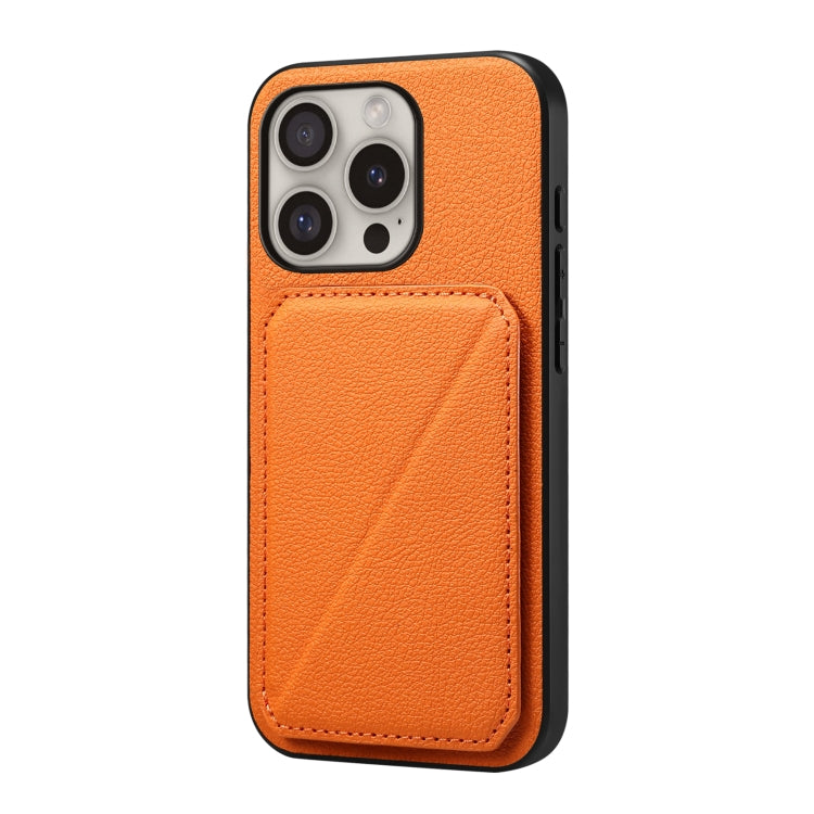 D04 Calf Texture Dual Card Slot Holder Phone Case, Series 4