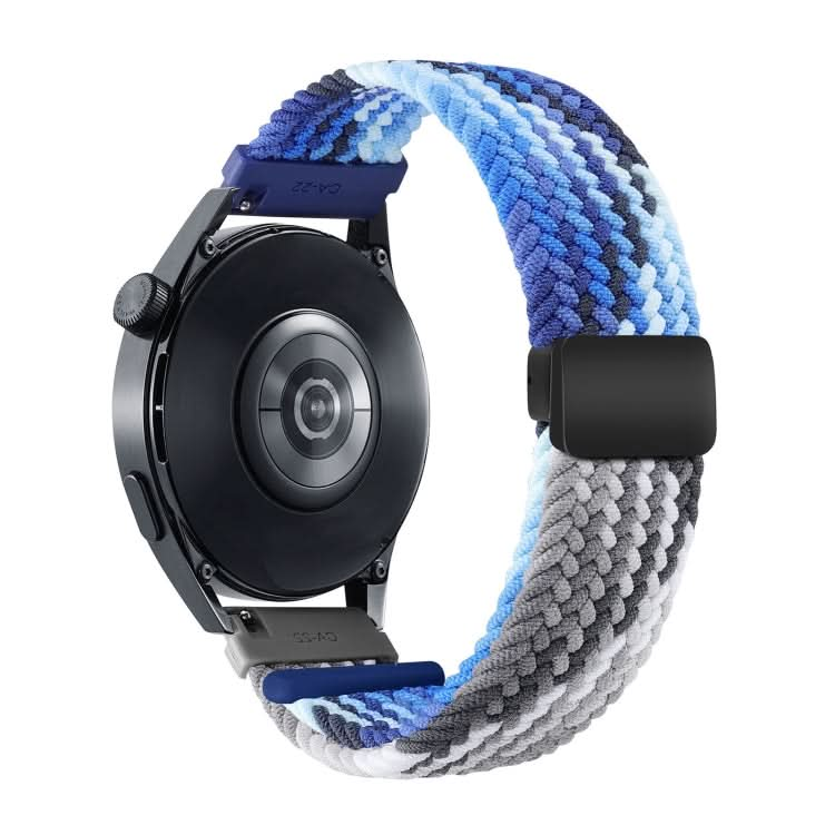 Two-color Magnetic Braided Nylon Watch Band, Series 1