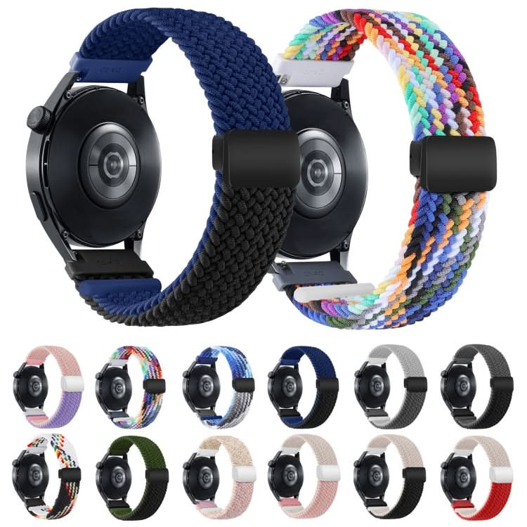 Two-color Magnetic Braided Nylon Watch Band, Series 1