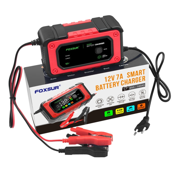 FOXSUR 7A 12V Car / Motorcycle Smart Battery Charger ÎҵÄÉ̵ê