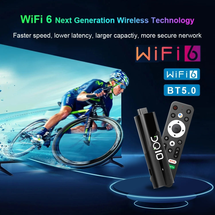 LEMFO DQ10 Allwinner H618 Quad Core ARM Cortex A53 8K HD Android TV Stick Reluova