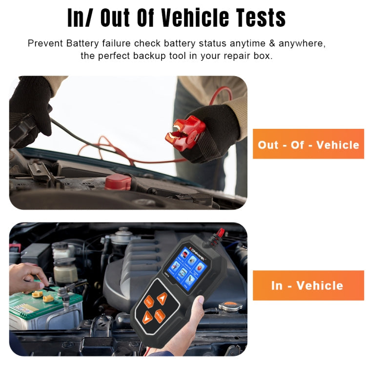 KONNWEI KW218 2.4 inch Color Screen Car Battery Tester