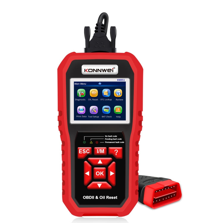 KONNWEI KW851 2 in 1 Car OBDll Scanner Diagnostic Tool Oil Service Light Reset ÎҵÄÉ̵ê