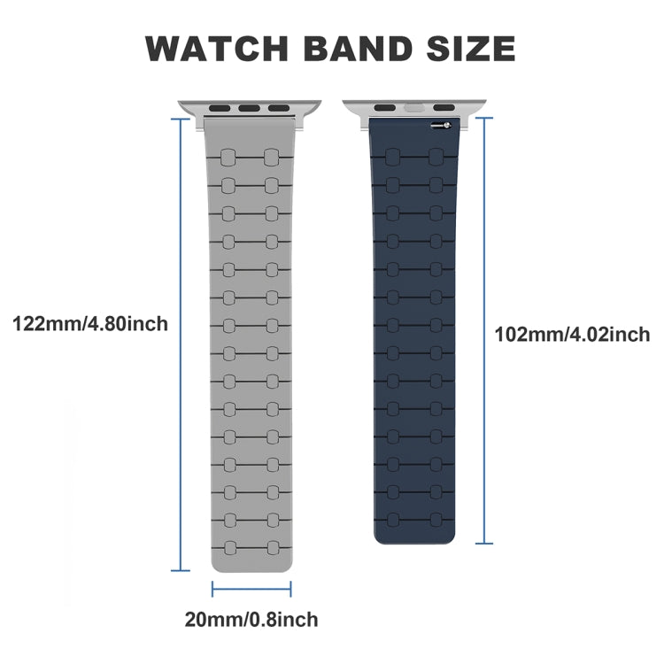 Two Color Loop Magnetic Silicone Watch Band, Series 1