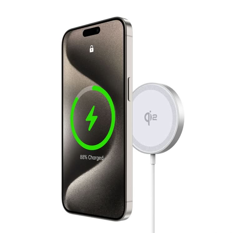 DUZZONA W18 15W Qi2 MagSafe Magnetic Suction Wireless Charger