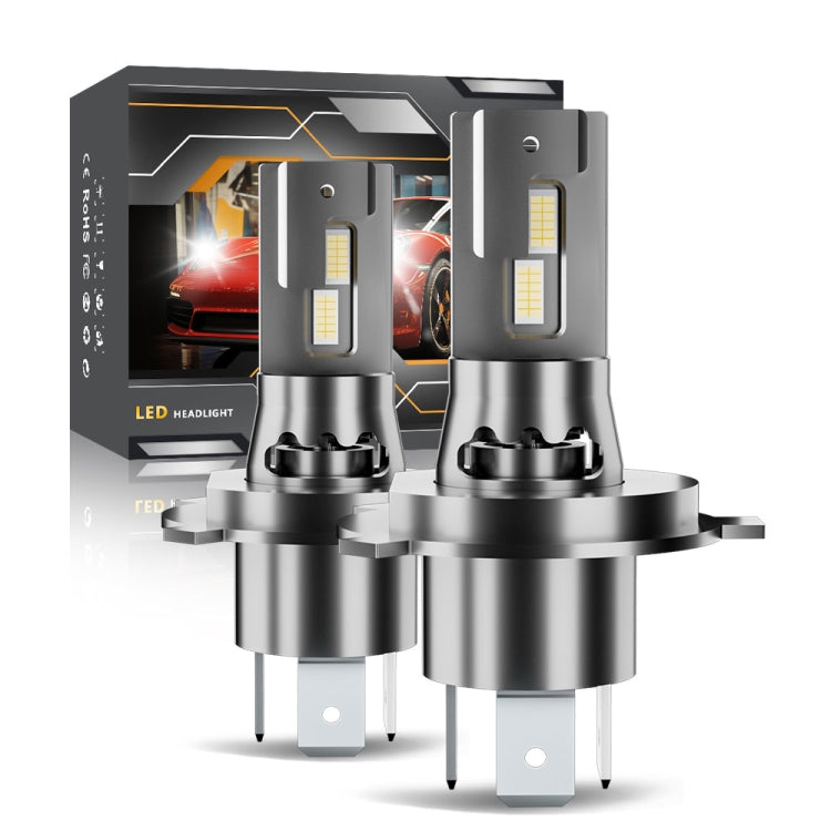 Pair 22W 2000lm 6000K Car LED Direct Plug-in Headlight Bulb