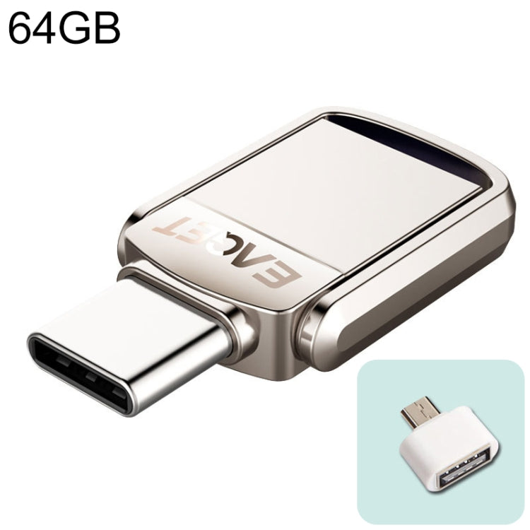 USB 3.1 + USB-C Interface Metal Twister Flash U Disk, with Micro USB OTG Adapter My Store