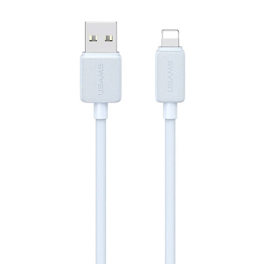 USAMS US-SJ694 USB to 8 Pin 2.4A Striped Fast Charge Data Cable