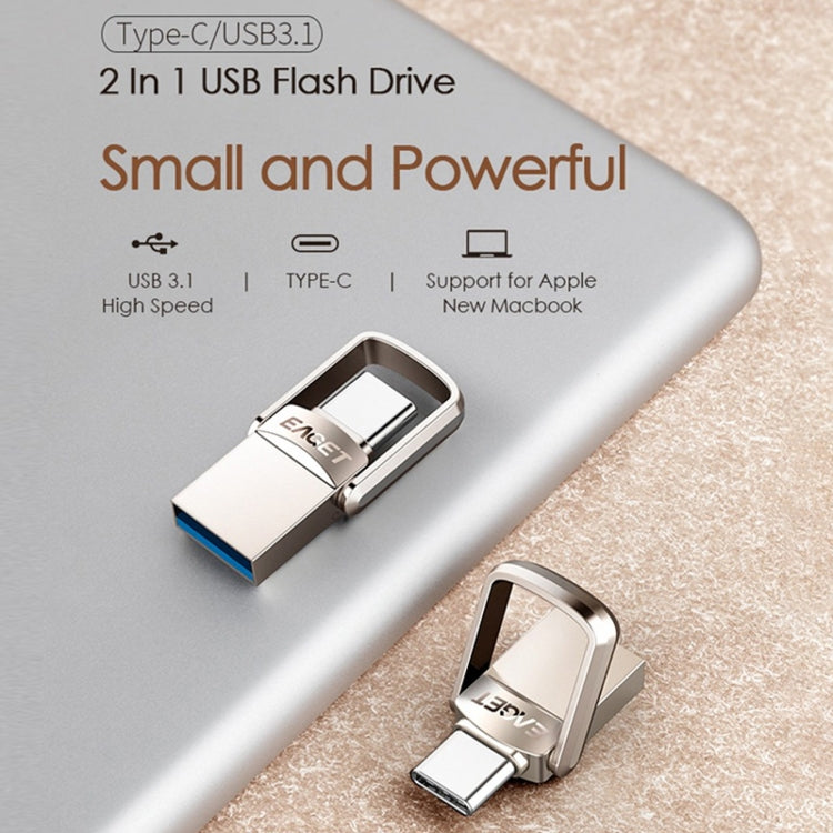 USB 3.1 + USB-C Interface Metal Twister Flash U Disk, with Micro USB Adapter & Lanyard My Store