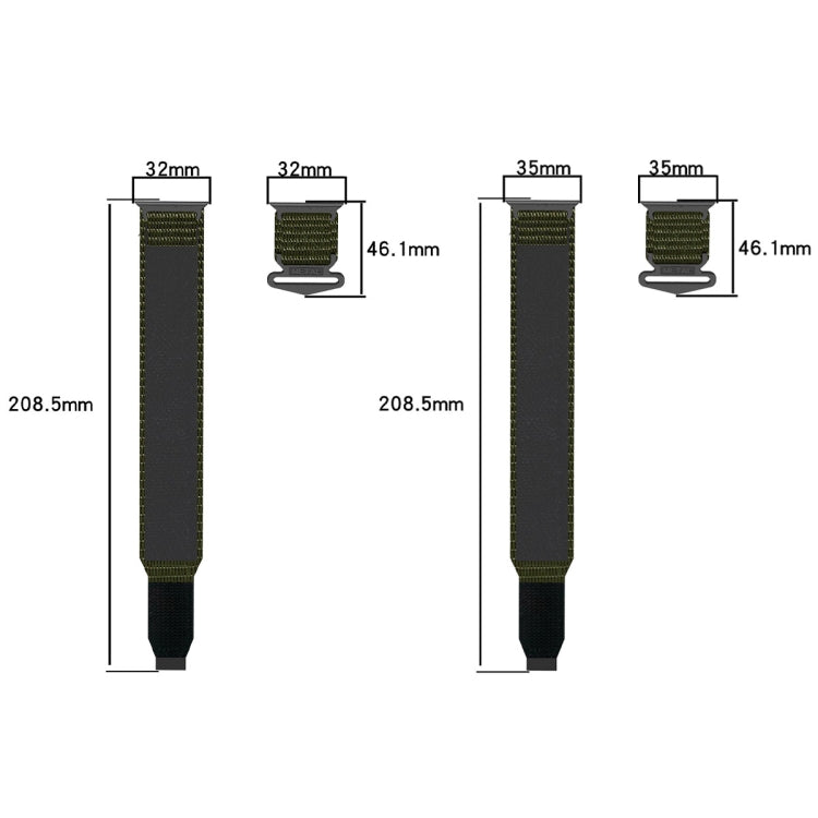 Nylon Hook And Loop Fastener Watch Band, Series 1