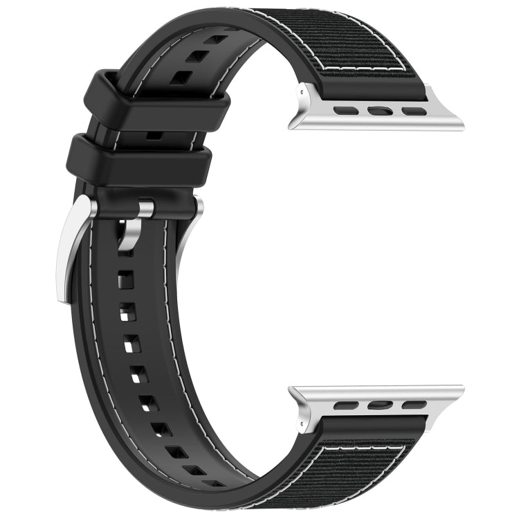 Official Buckle Hybrid Nylon Braid Silicone Watch Band, Series 3