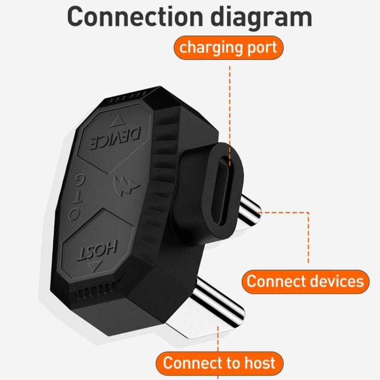 Lavalier Microphone U-shaped Charging Adapter OTG Converter Reluova